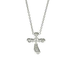 TIFFANY Silver Diamond Necklace